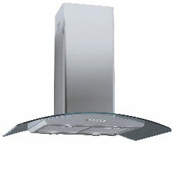 Luxair 90cm Curved Glass Island Hood