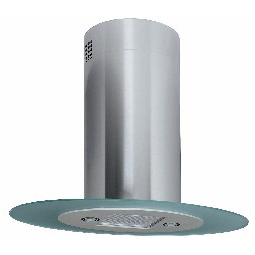 Luxair 90cm Oval Glass Island Hood