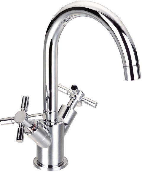 Luxor Basin Mixer with Clicker Waste