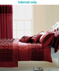 Bedspreads King Size  on Luxor Duvet Set Red   Super King Size   Review  Compare Prices  Buy