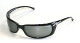Luxottica Arnette Sunglasses Slide Shiny Black with Silver Element(66)