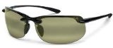 Luxottica Maui Jim 412-Banyans Sunglasses HT412-02 Gloss Black/High Transmission 70/15 Large
