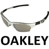 Luxottica OAKLEY Half Jacket Sunglasses - Aluminium/Titanium 12-656