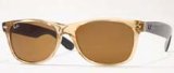 Luxottica Ray Ban 2132 Sunglasses 945 HONEY/ CRYSTAL BROWN POLARIZED 52/18 Small