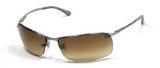 Luxottica Ray Ban 3183 Sunglasses 004/8W GUNMETAL GOLD MIRROR MULTILAYER 63/15 Medium