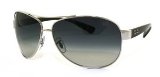 Luxottica Ray-Ban 3386 Sunglasses 003/8G Silver Gray Gradient 63/13 Small