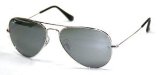 Luxottica Ray Ban Sunglasses Large Metal Silver(55)
