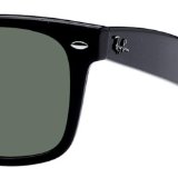 Luxottica Sunglasses Klassische Wayfarer Black(50)