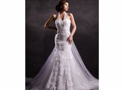 Luxury Modern Noble Halter Sweetheart Satin