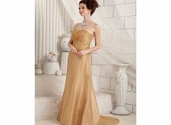 Luxury Noble Strapless Evening Dresses Wedding