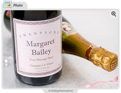 Luxury Personalised Birthday Champagne - For Her