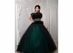 Luxury Strapless Prom Dresses Prom Party Black