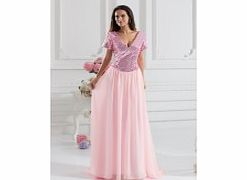 Luxury Unique Elegant V-neck Stretch satin