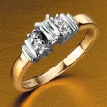 18-carat royal crest diamond solitaire ring