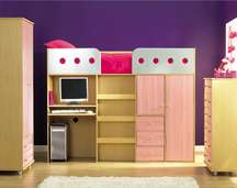 3-door 4-drawer wardrobe