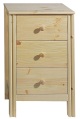 3-drawer bedside cabinet