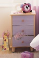 3-drawer bedside unit