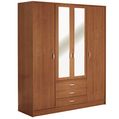 4-door 3-drawer wardrobe