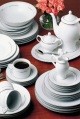 LXDirect 45-piece platinum band dinner set