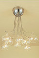 LXDirect 8 light clear pendant
