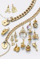LXDirect 9-carat gold charm bracelet