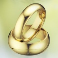9-carat gold wedding ring - ladies (6mm)