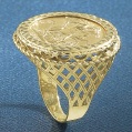 LXDirect 9ct full sovereign ring