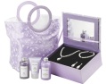 bag and bath set with jewellery box