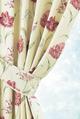 bloom curtains with tie-backs