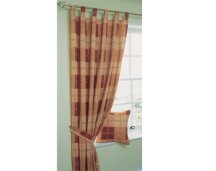 LXDirect boston check pleated curtains