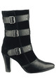 buckle multi strap ankle boots