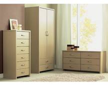canberra six-drawer narrow chest