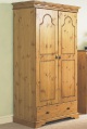 chatsworth 2-door 1-drawer wardrobe