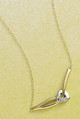 LXDirect diamond-set heart necklet