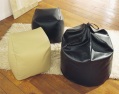 LXDirect faux leather bean cube or bean bag