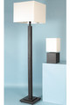 LXDirect faux leather table lamp