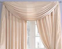 LXDirect faux silk pleated curtains