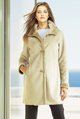 LXDirect faux suede duffle coat