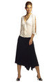 LXDirect fluted jersey skirt