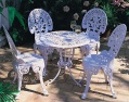 garden furniture set and accessories