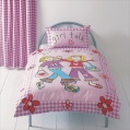 LXDirect girl talk duvet and pillow case set