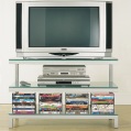 glass/metal tv rack