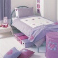 hearts and flowers duvet set