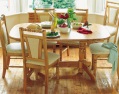 henley pine dining table and 6 chairs