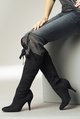 intrigue suedette over the knee boots