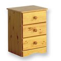 LXDirect keswick three-drawer bedside cabinet