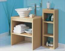 LXDirect large vanity unit and shelf