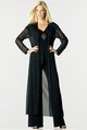 LXDirect long sheer coat