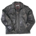 LXDirect mens leather harrington jacket