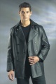 LXDirect mens short double-breasted trench